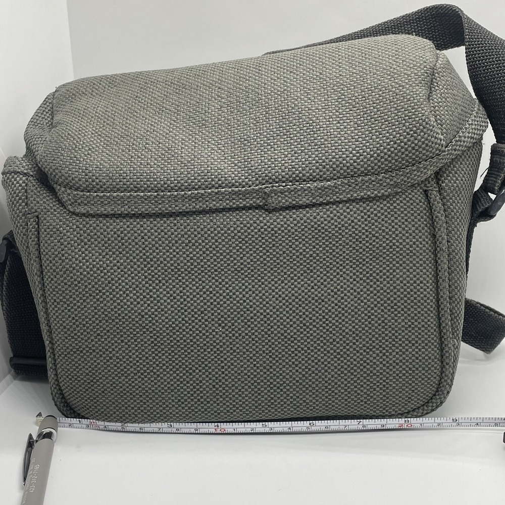 Cambridge Camera Bag Repositionable Padded Inserts Gray‎ Tweed Durable Stylish - Picture 4 of 7